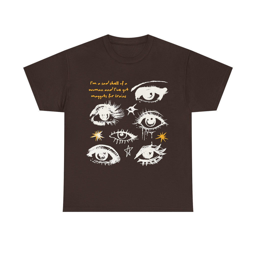 maggots for brains tee