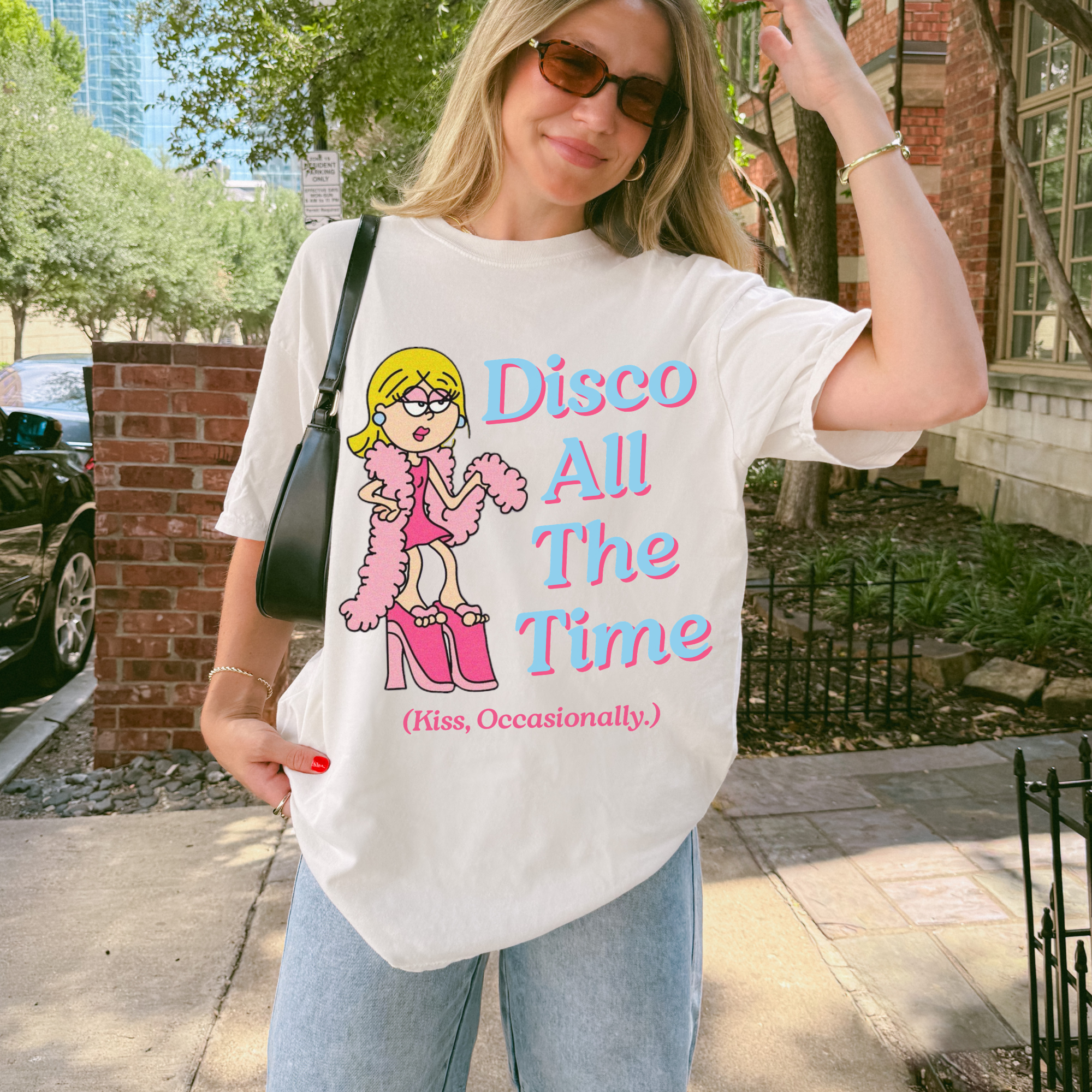 disco all the time tee