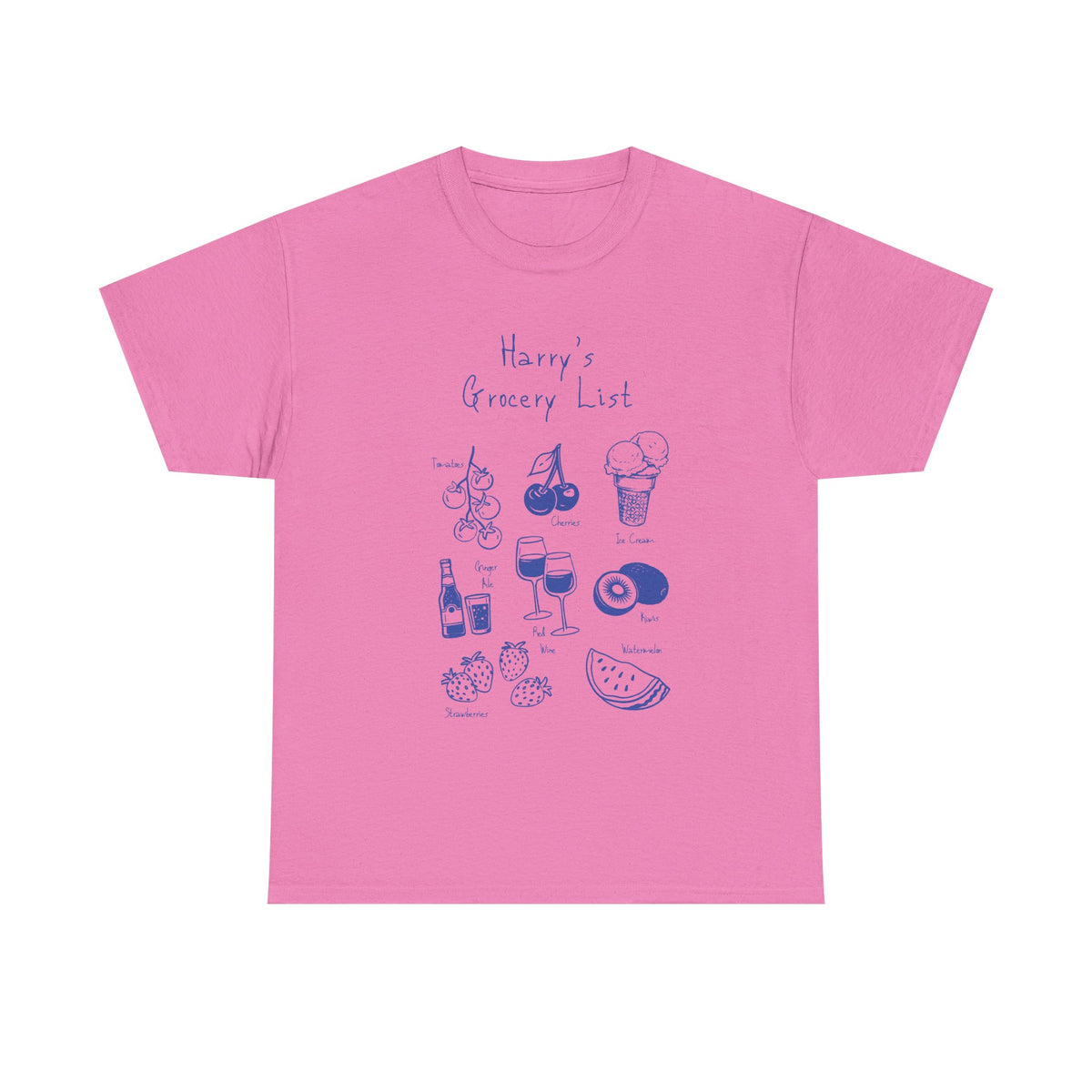 harrys grocery list tee