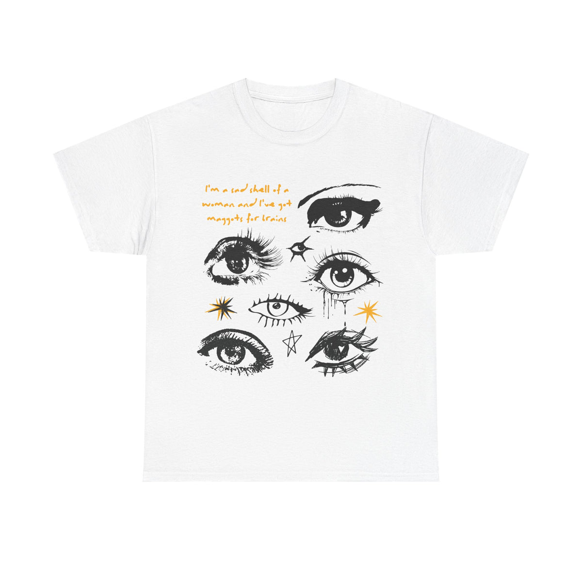 maggots for brains tee