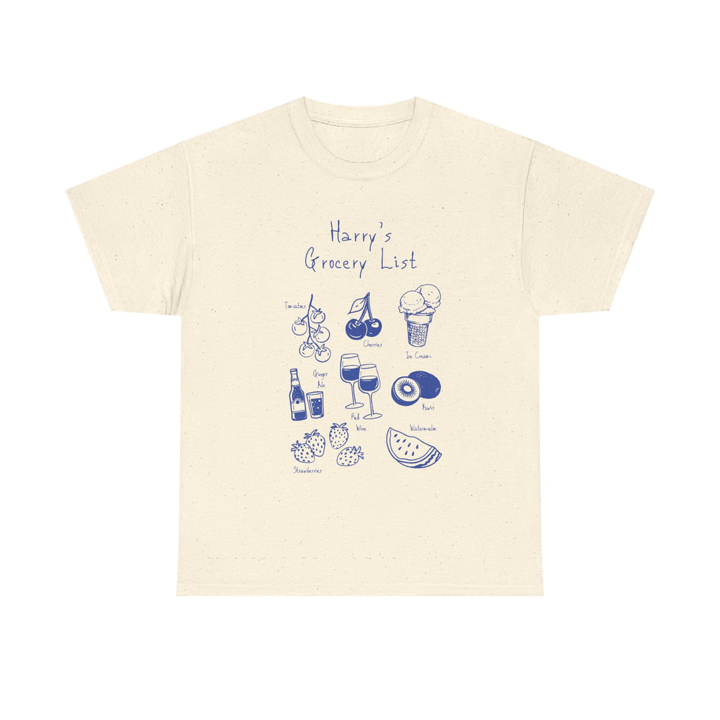 harrys grocery list tee