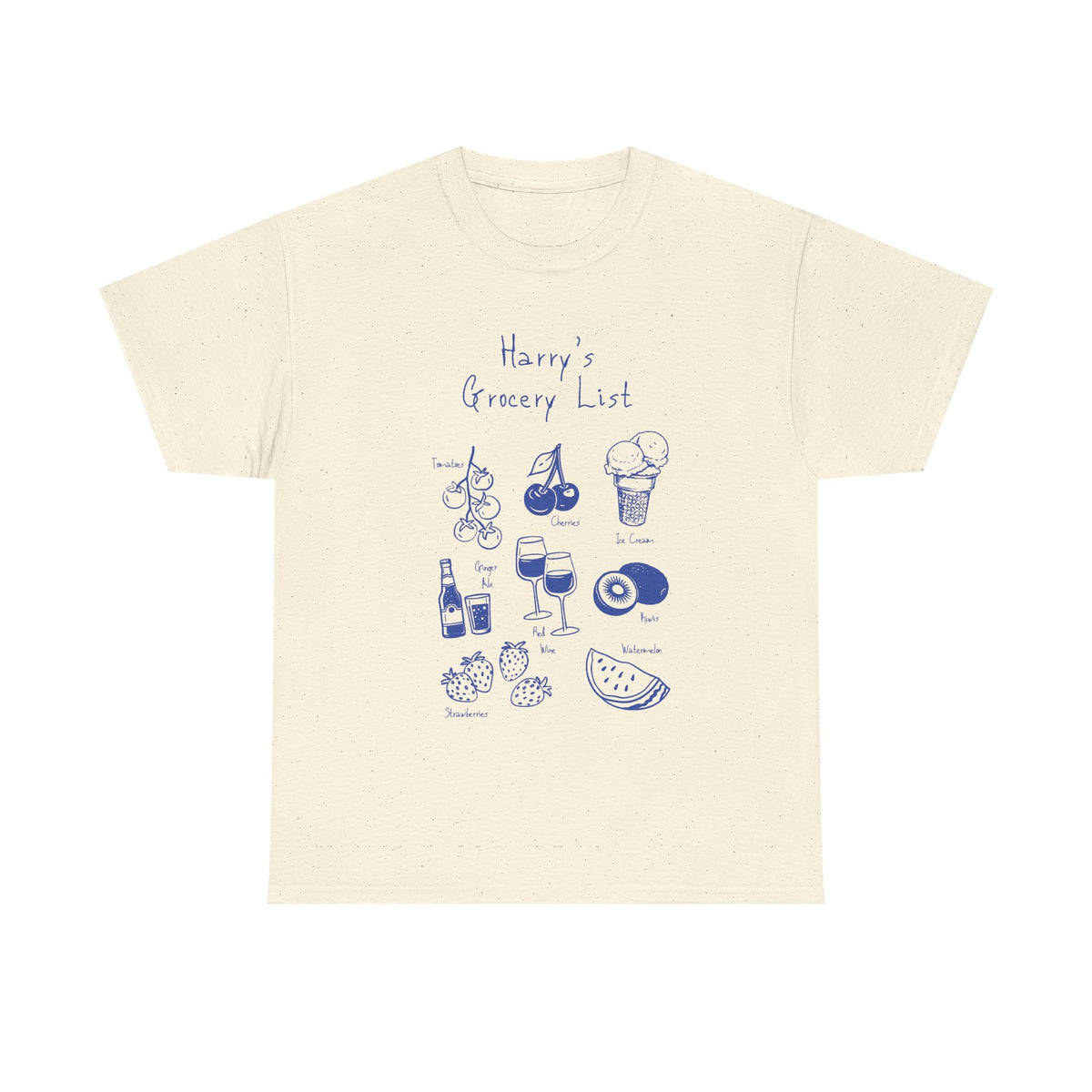 harrys grocery list tee